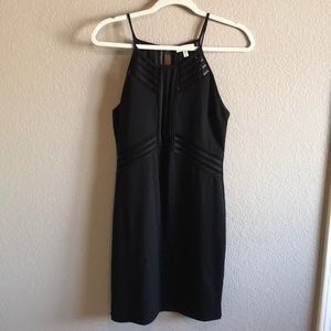 BLACK COCKTAIL DRESS MONTEAU